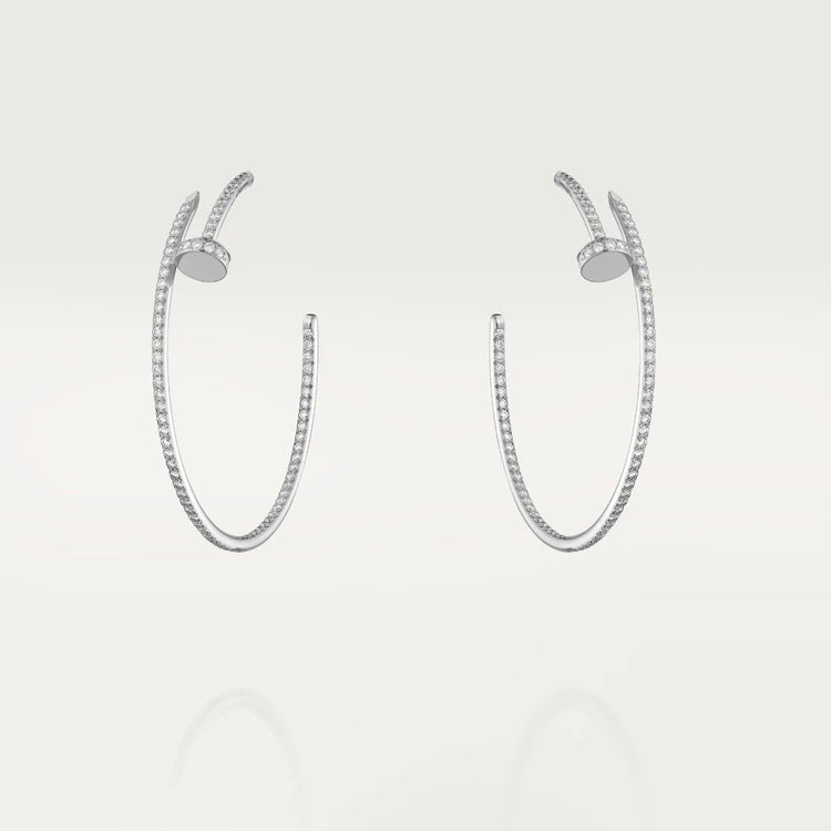 [Windsor Jewelry]JUSTE EARRINGS FULL DIAMONDS 1.8MM