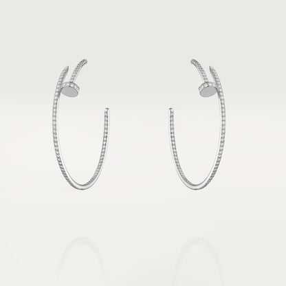 [Windsor Jewelry]JUSTE EARRINGS FULL DIAMONDS 1.8MM