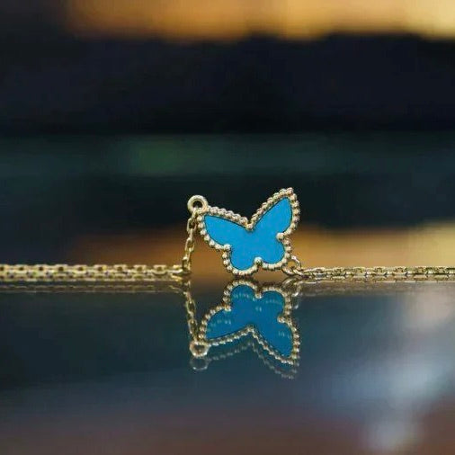 [Windsor Jewelry]BUTTERFLY TURQUOISE BUTTERFLY BRACELET