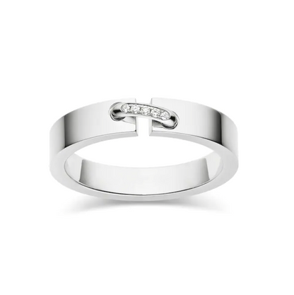[Windsor Jewelry]ALLIANCE LIENS VIDENCE DIAMOND 4MM RING