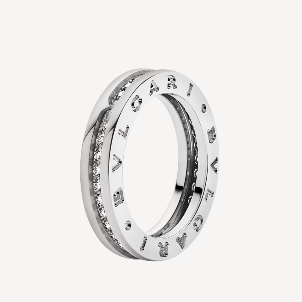 [Windsor Jewelry]ZERO 1 ONE-BAND PAVED DIAMONDS ON THE SPIRAL RING