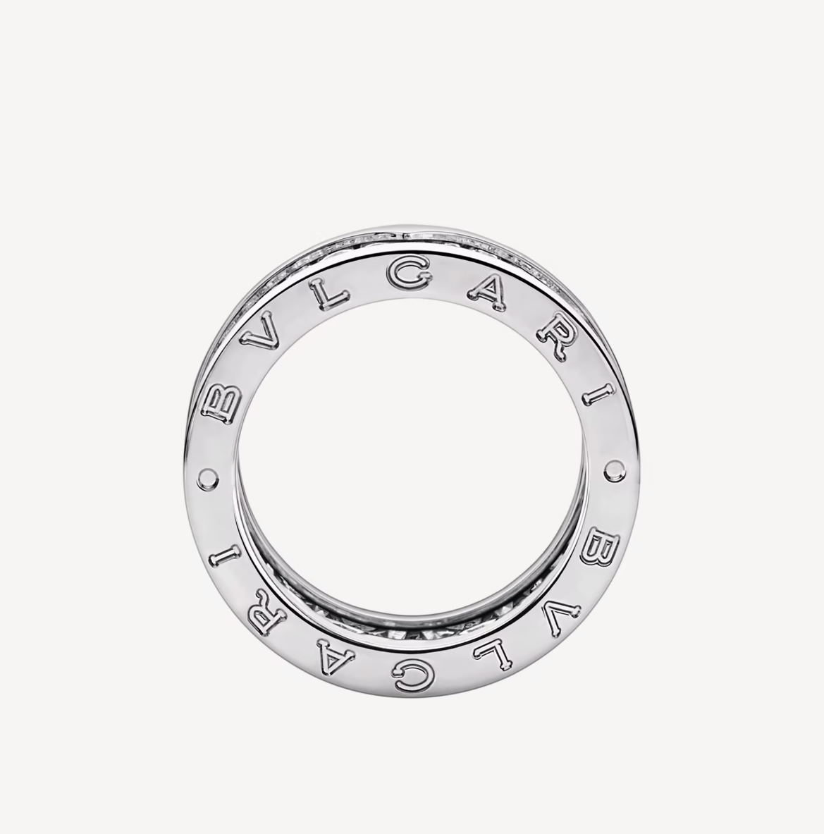 [Windsor Jewelry]ZERO 1 WITH PAVED DIAMONDS ON THE SPIRAL RING