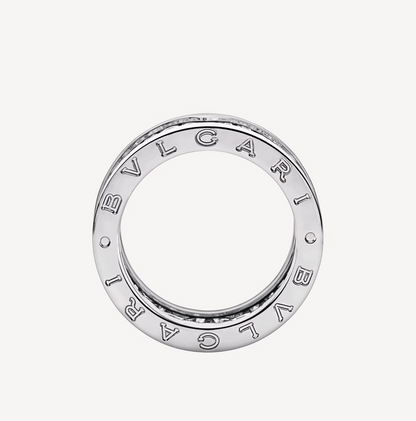 [Windsor Jewelry]ZERO 1 WITH PAVED DIAMONDS ON THE SPIRAL RING
