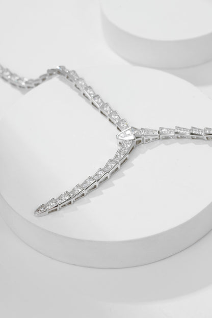 [Windsor Jewelry]SERPENTI NECKLACE SILVER DIAMOND