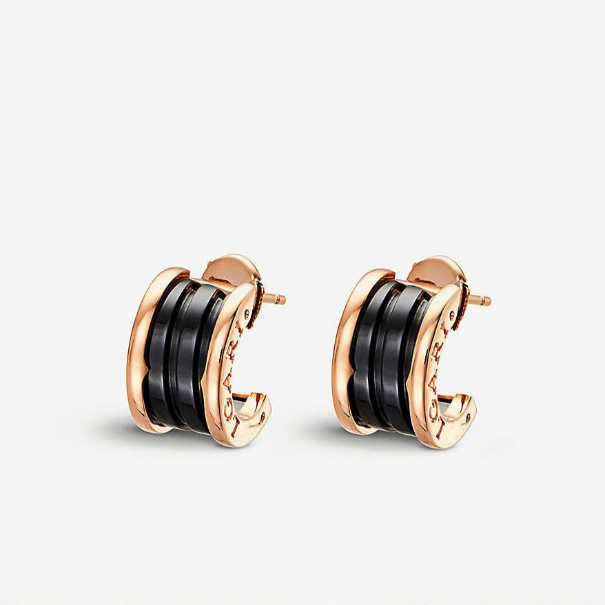 [Windsor Jewelry]ZERO 1 PINK GOLD CERAMIC EARRINGS