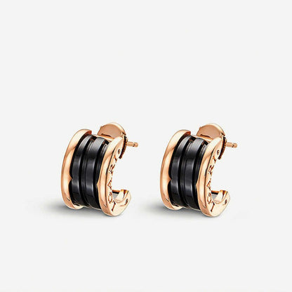 [Windsor Jewelry]ZERO 1 PINK GOLD CERAMIC EARRINGS