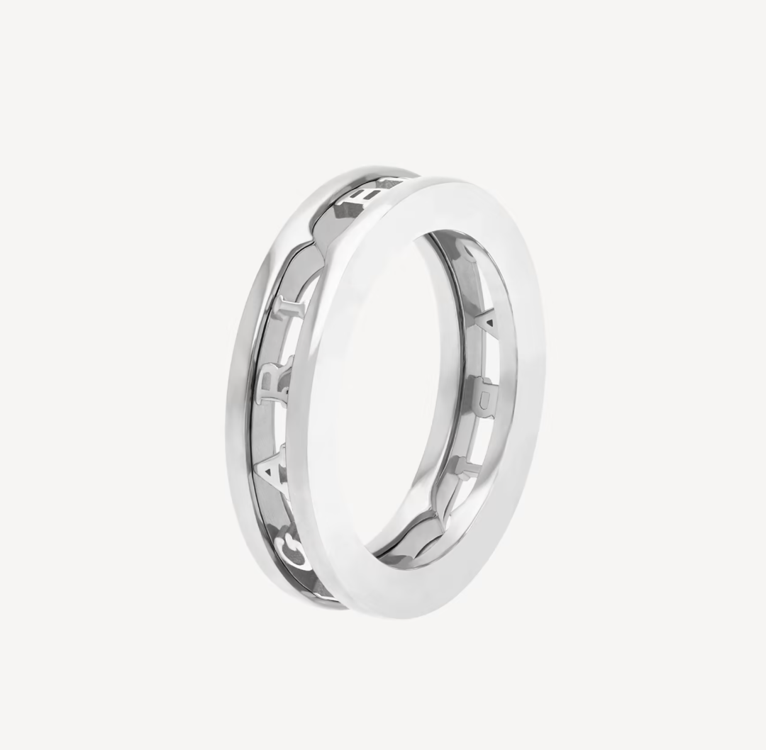 [Windsor Jewelry]ZERO 1 ONE-BAND WITH OPENWORK LOGO SPIRAL RING
