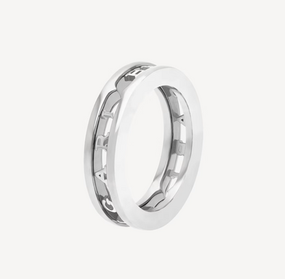 [Windsor Jewelry]ZERO 1 ONE-BAND WITH OPENWORK LOGO SPIRAL RING