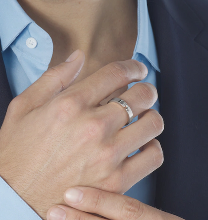 [Windsor Jewelry]ALLIANCE LIENS VIDENCE 4MM RING