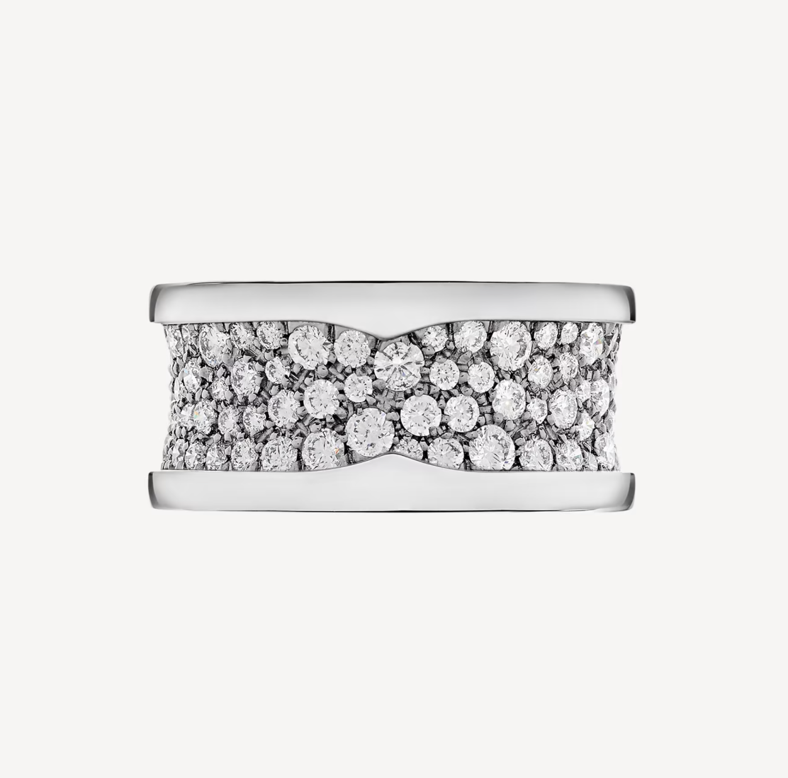 [Windsor Jewelry]ZERO 1 WITH PAVED DIAMONDS ON THE SPIRAL RING