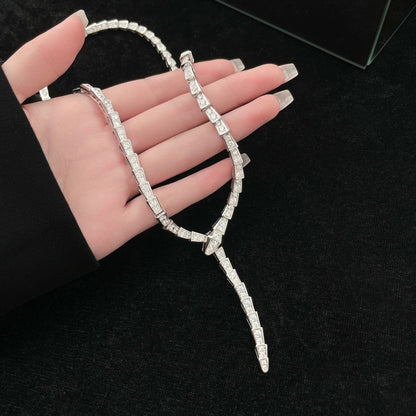 [Windsor Jewelry]SERPENTI NECKLACE SILVER DIAMOND
