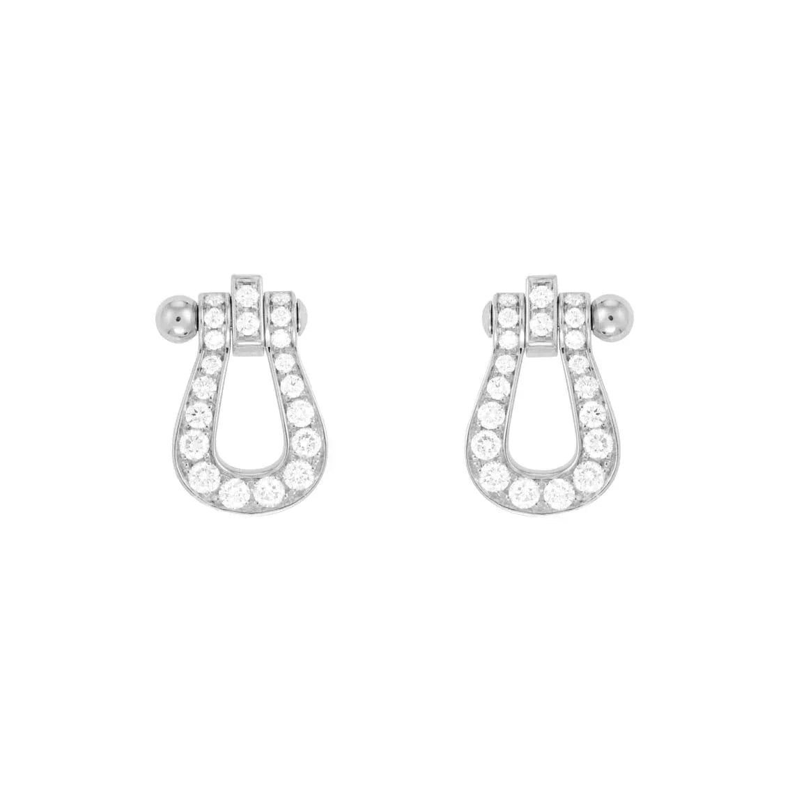 [Windsor Jewelry]FORCE 10 FULL DIAMOND STUD EARRINGS MINI MODEL