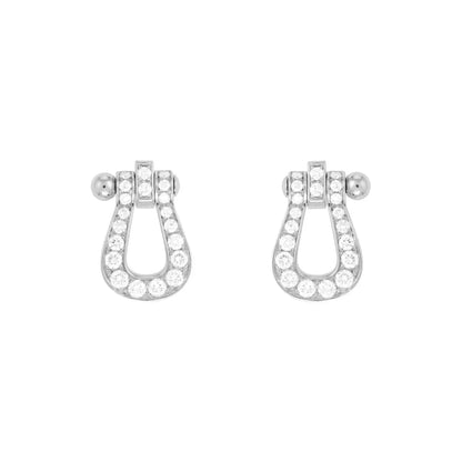 [Windsor Jewelry]FORCE 10 FULL DIAMOND STUD EARRINGS MINI MODEL