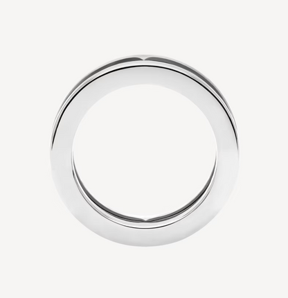 [Windsor Jewelry]ZERO 1 ONE-BAND WITH OPENWORK LOGO SPIRAL RING