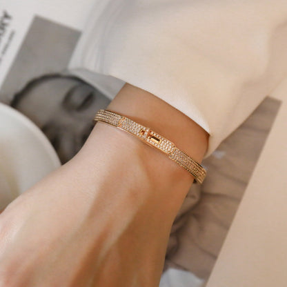 [Windsor Jewelry]KELLY BRACELET DIAMOND PAVED