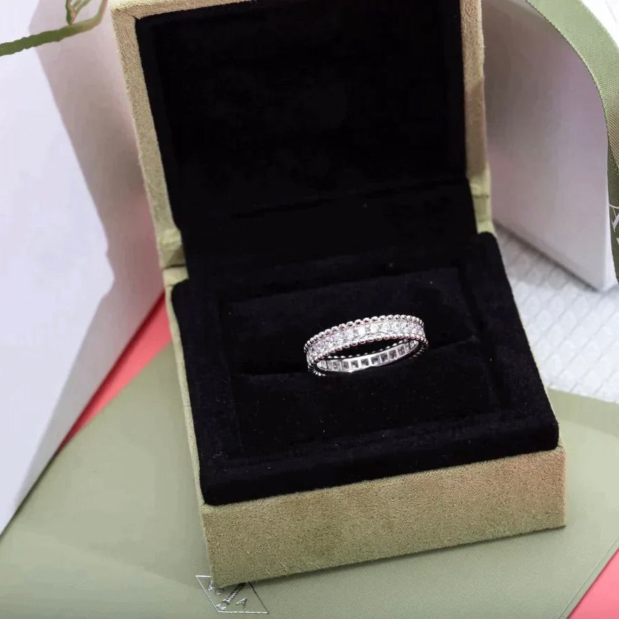 [Windsor Jewelry]PERLEE DIAMOND SILVER RING