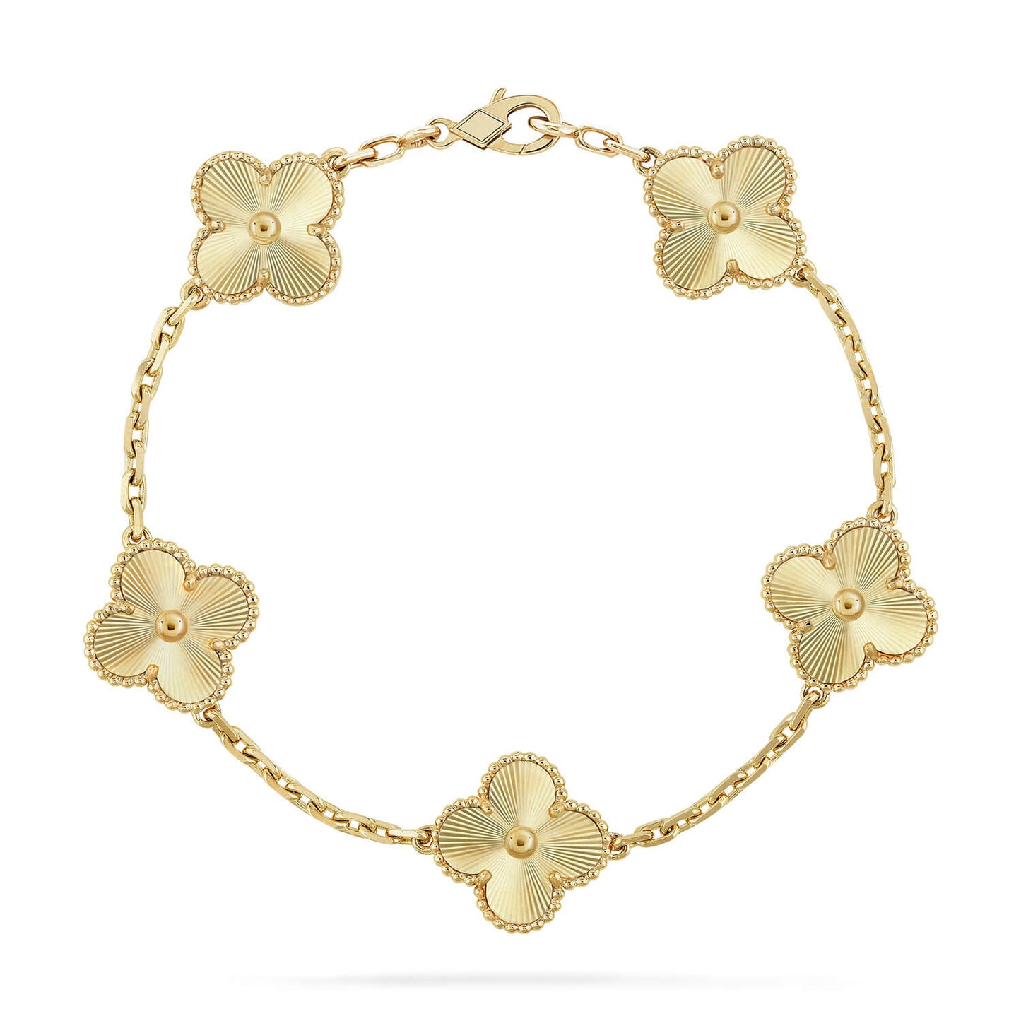 [Windsor Jewelry]CLOVER 5 FLOWERS LASER BRACELET