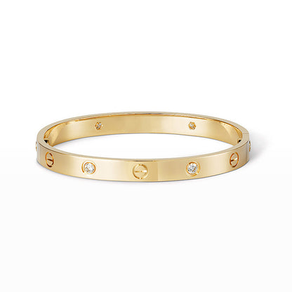 [Windsor Jewelry]LOVE BRACELET 6.1MM 4 DIAMONDS