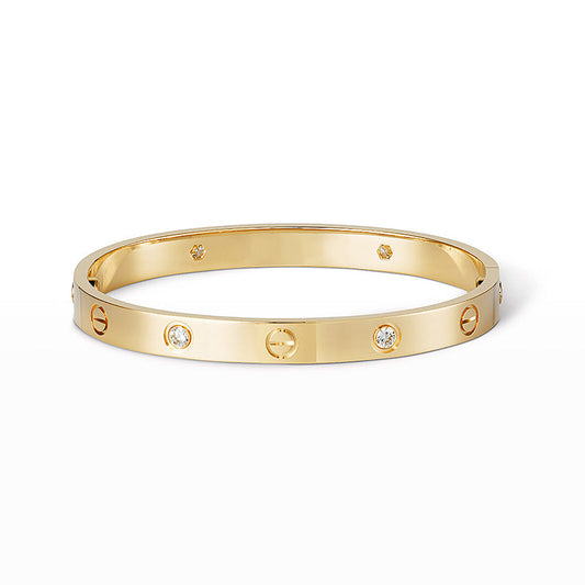 [Windsor Jewelry]LOVE BRACELET 6.1MM 4 DIAMONDS