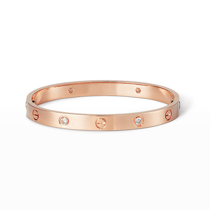 [Windsor Jewelry]LOVE BRACELET 6.1MM 4 DIAMONDS