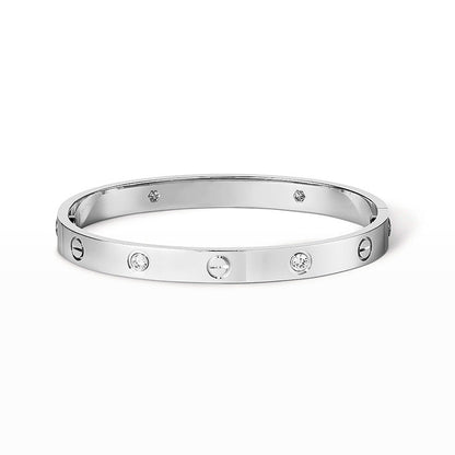 [Windsor Jewelry]LOVE BRACELET 6.1MM 4 DIAMONDS