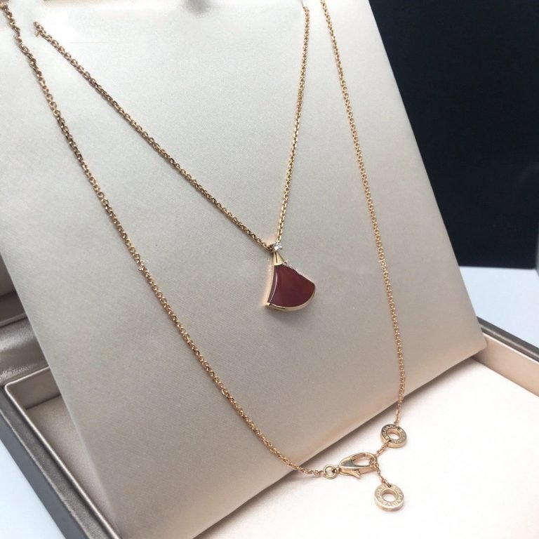 [Windsor Jewelry]DREAM NECKLACE CARNELIAN 1 DIAMOND