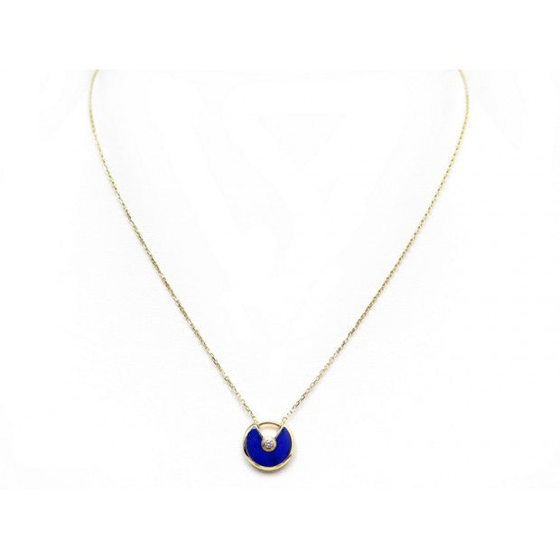 [Windsor Jewelry]AMULETTE ROSE GOLD AGATE NECKLACE