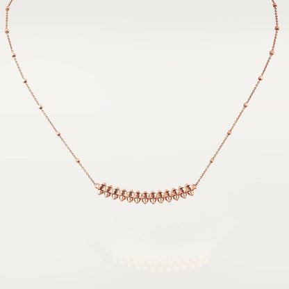 [Windsor Jewelry]CLASH PINK GOLD NECKLACE