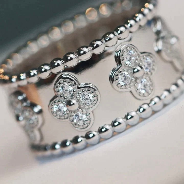 [Windsor Jewelry]CLOVER KALEIDOSCOPE RING 10MM