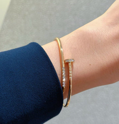 [Windsor Jewelry]JUSTE BRACELET 2.5MM DIAMONDS NEW