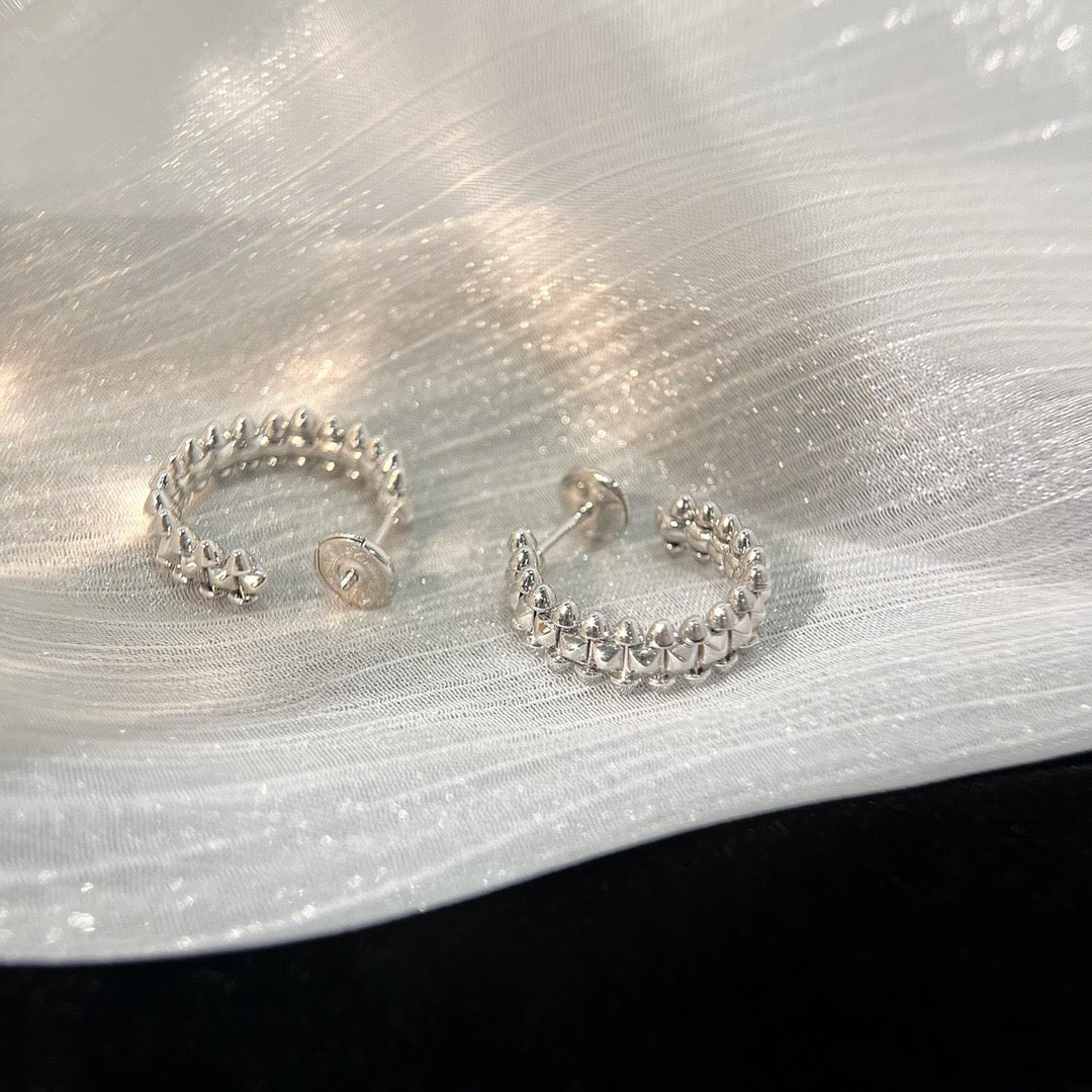 [Windsor Jewelry]CLASH SMALL HOOP EARRINGS