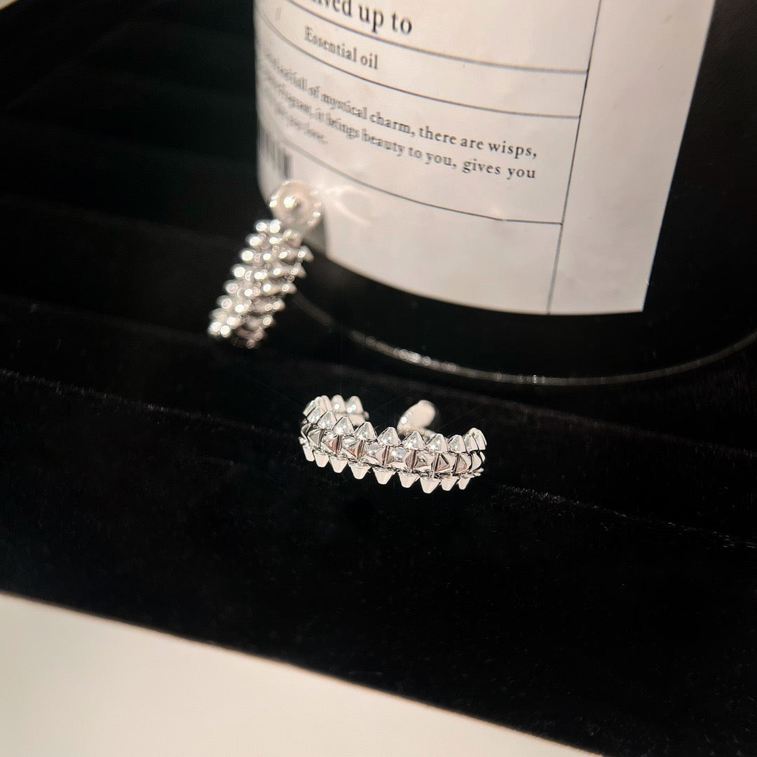 [Windsor Jewelry]CLASH SMALL HOOP EARRINGS