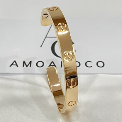 [Windsor Jewelry]LOVE BRACELET 6.1MM OPEN CUFF