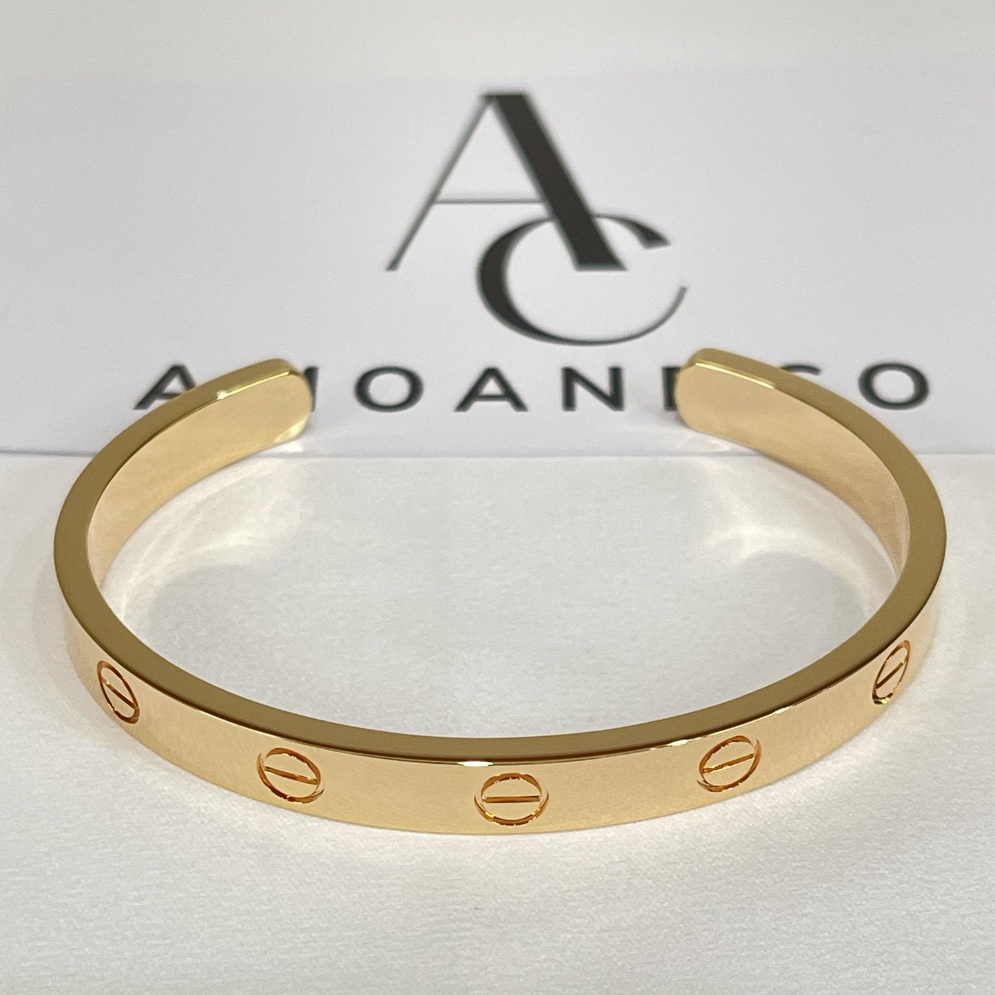 [Windsor Jewelry]LOVE BRACELET 6.1MM OPEN CUFF