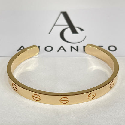 [Windsor Jewelry]LOVE BRACELET 6.1MM OPEN CUFF