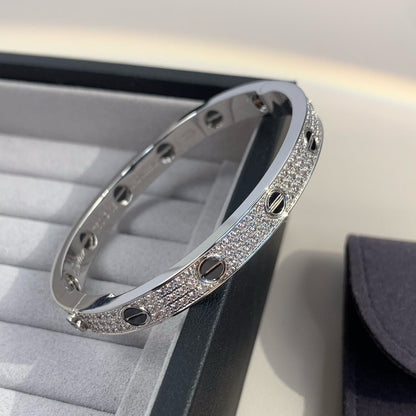 [Windsor Jewelry]LOVE BRACELET 6.1MM DIAMOND-PAVED CERAMIC