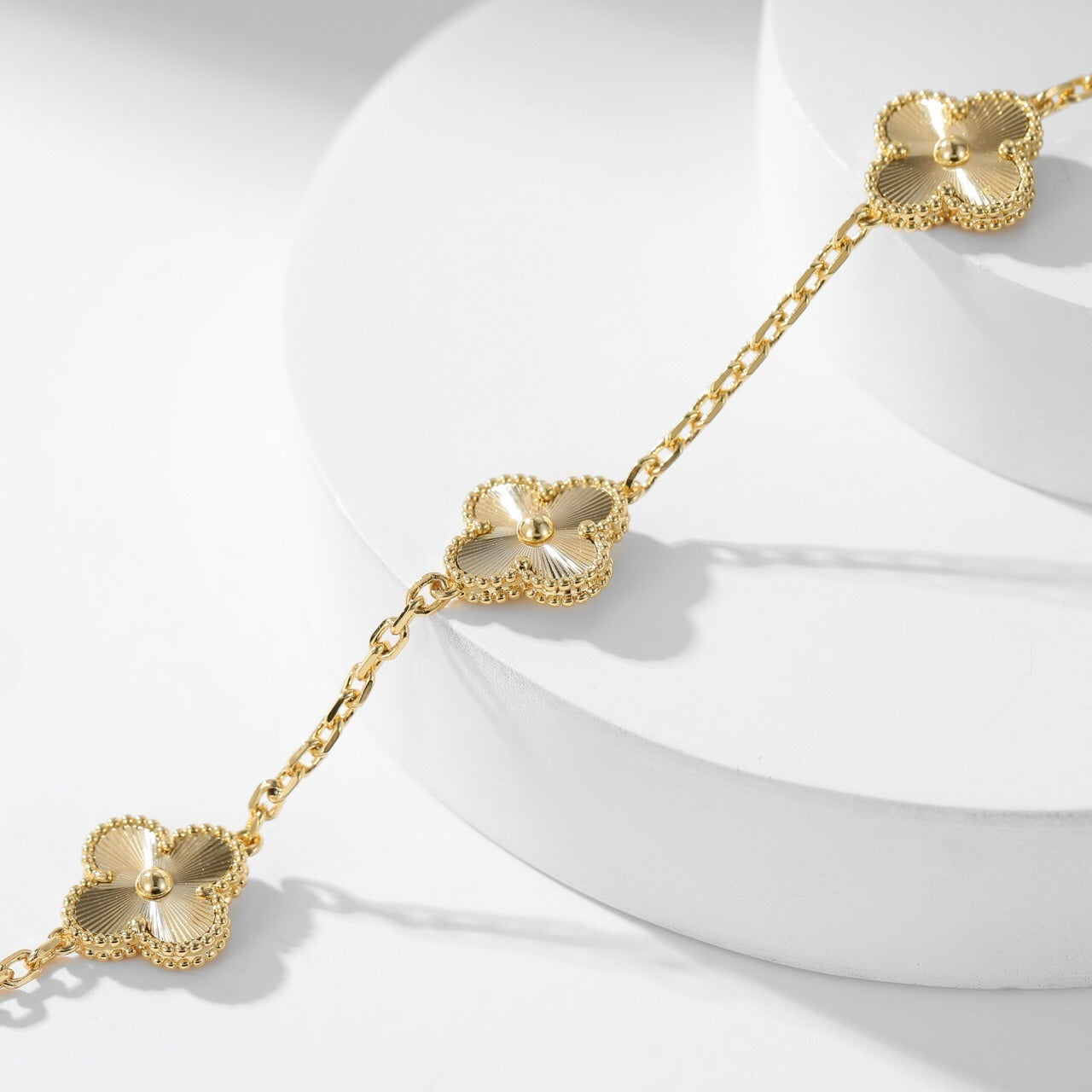 [Windsor Jewelry]CLOVERS THE 10-MOTIFS LASER NECKLACE