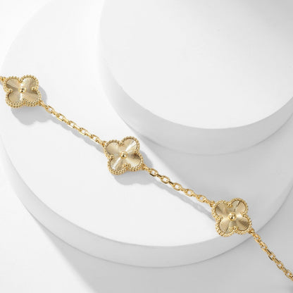 [Windsor Jewelry]CLOVERS THE 10-MOTIFS LASER NECKLACE