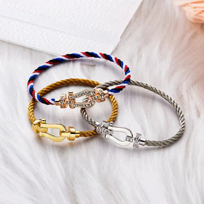 [Windsor Jewelry]FORCE LARGE HORSESHOE NO DIAMOND BRACELET GOLD
