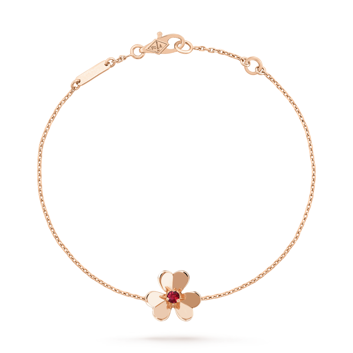 [Windsor Jewelry]FRIVOLE GOLD FLOWER PINK MALACHITE BRACELET