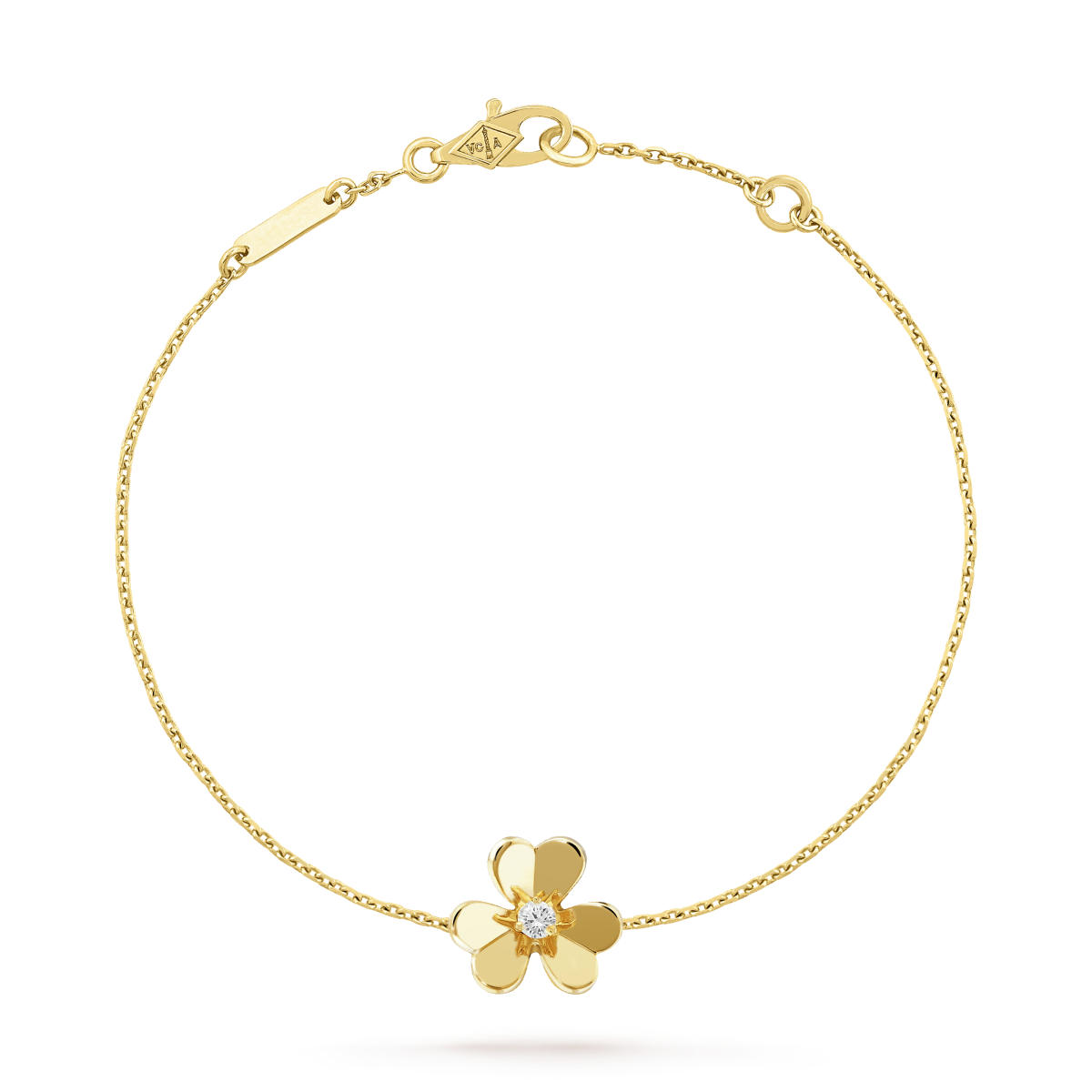 [Windsor Jewelry]FRIVOLE GOLD FLOWER PINK MALACHITE BRACELET