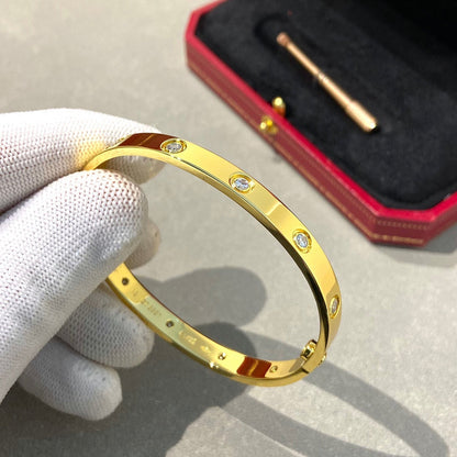 [Windsor Jewelry]LOVE BRACELET 6.1MM 10 DIAMONDS