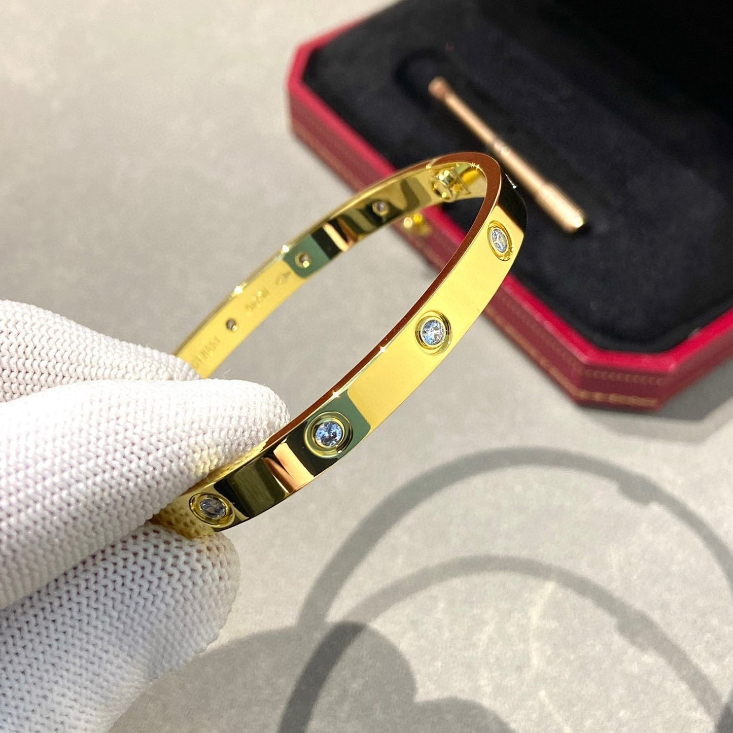 [Windsor Jewelry]LOVE BRACELET 6.1MM 10 DIAMONDS