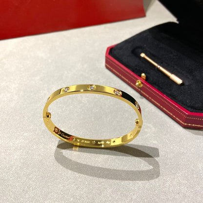 [Windsor Jewelry]LOVE BRACELET 6.1MM 10 DIAMONDS