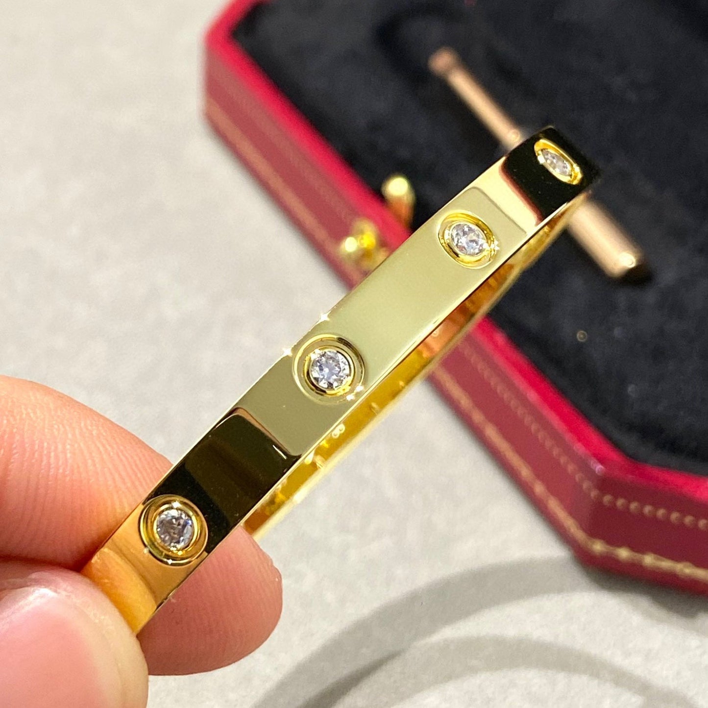 [Windsor Jewelry]LOVE BRACELET 6.1MM 10 DIAMONDS