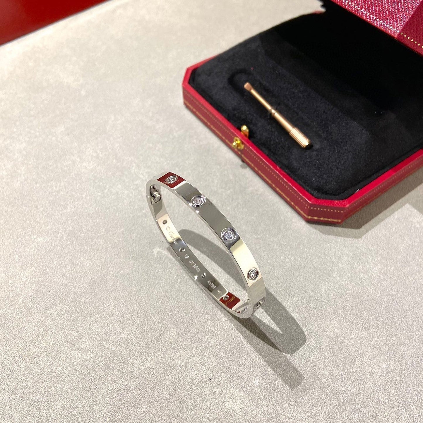 [Windsor Jewelry]LOVE BRACELET 6.1MM 10 DIAMONDS