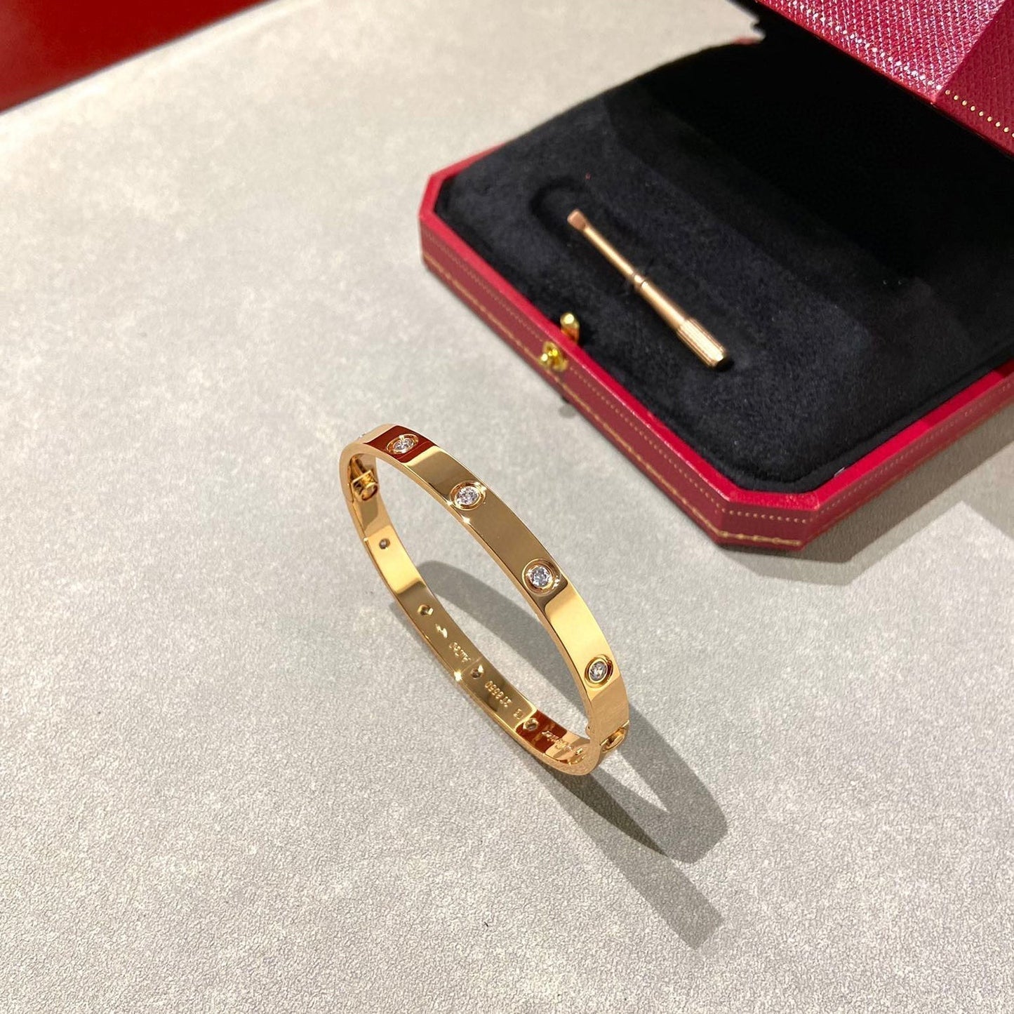 [Windsor Jewelry]LOVE BRACELET 6.1MM 10 DIAMONDS