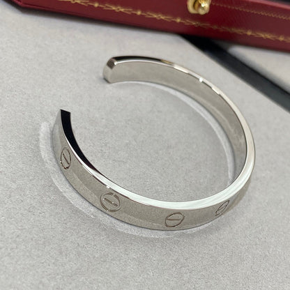 [Windsor Jewelry]LOVE BRACELET 6.1MM 1 DIAMOND OPEN CUFF