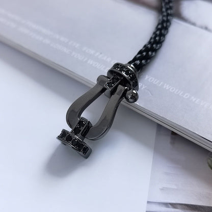 [Windsor Jewelry]FORCE LARGE SERIES HORSESHOE BLACK SAMURAI BRACELET