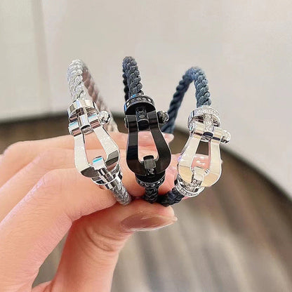 [Windsor Jewelry]FORCE LARGE HORSESHOE NO DIAMOND BRACELET ROSE GOLD